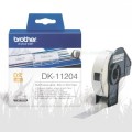 Oryginalne etykiety Brother DK-11204 17mm x 54mm białe/czarny nadruk 400szt.